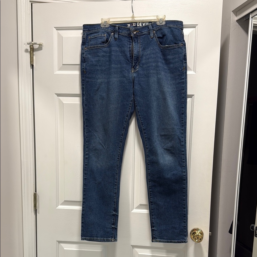 Slim Fit Men's Jeans - Deep Blue